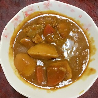 酒粕入り親芋のポークカレー。